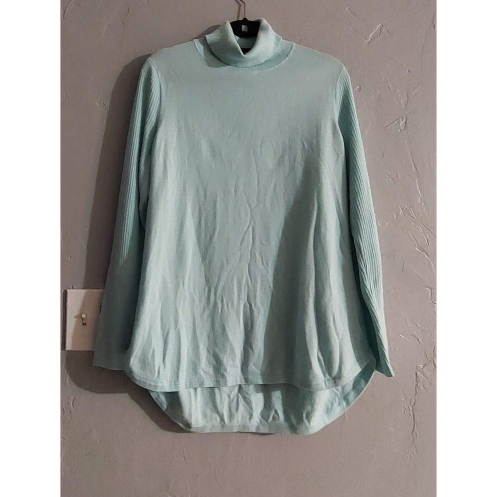 Talbots Sweater  Women L, Blue,cotton, Nylon,Viscose,Very Soft,Pretty very nice